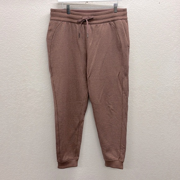 Lululemon Plum & Gold Sparkle Jogger Sweatpants Size 12 - Picture 1 of 6